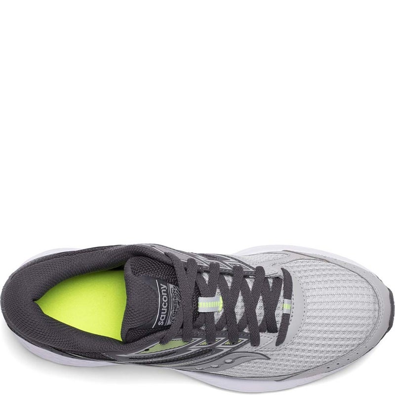 Saucony Men's Cohesion 13 Walking Shoe, Grey/Citron, 12 M US - Image 5